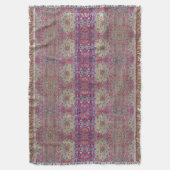 HAMbyWhiteGlove - Throw Blanket - Pink Persian Decke (Vorderseite Vertikal)