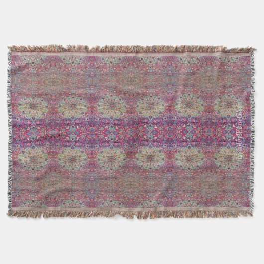 HAMbyWhiteGlove - Throw Blanket - Pink Persian Decke (Vorderseite)