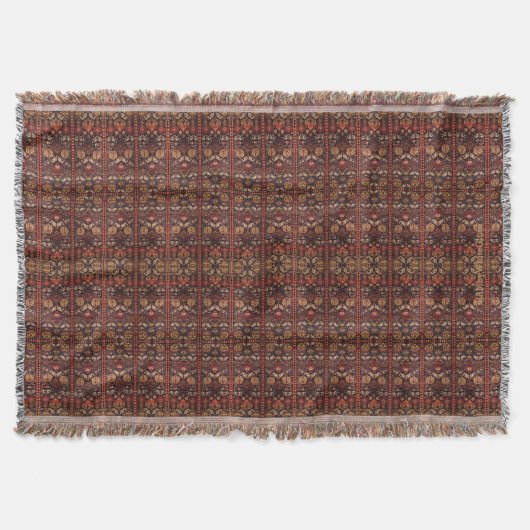 HAMbyWhiteGlove - Throw Blanket - Rusts & Browns Decke (Vorderseite)