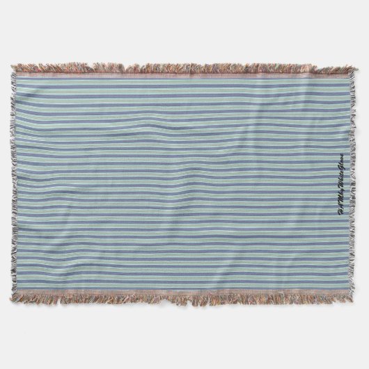 HAMbyWhiteGlove - Throw Blankets - Blau Lila Decke (Vorderseite)