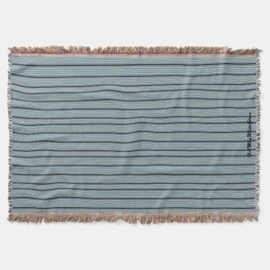 HAMbyWhiteGlove - Throw Blankets - Schwarz/Grays Decke (Vorderseite)