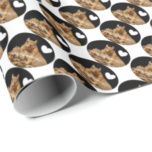HAMbyWhiteGlove Wrapping Paper - Eichhörnchen-B/W- Geschenkpapier