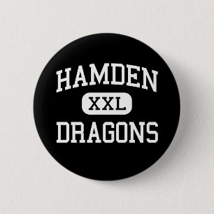 Hamden - Drachen - hoch - Hamden Connecticut Button