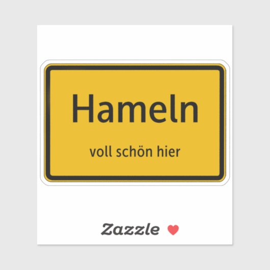 Hameln Aufkleber Sticker Autoaufkleber (Blatt)