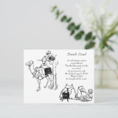 Hamel's Camel Limerick Postkarte (Stehend Vorderseite)