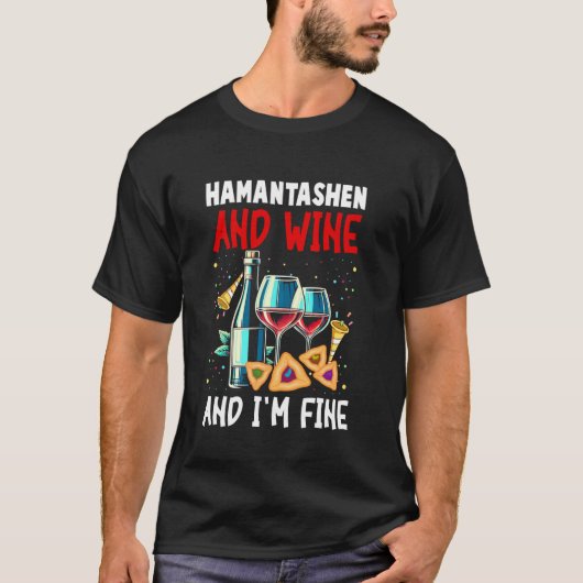 Hamentaschen Purim T-Shirt (Vorderseite)