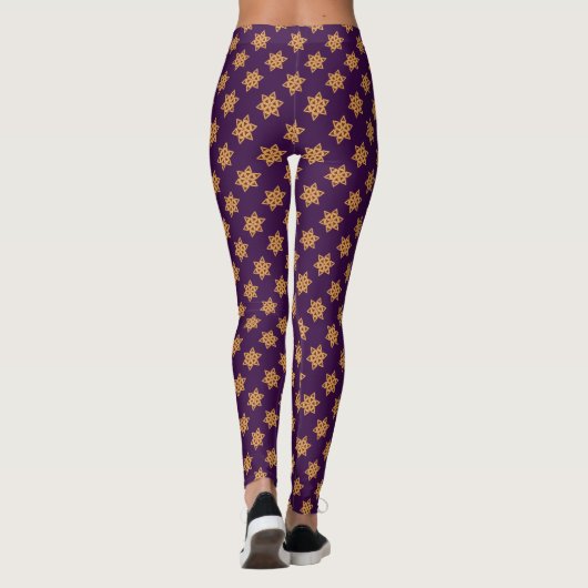 Hamentashen Davidsstern Leggings (Rückseite)