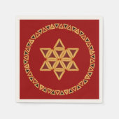 Hamentashen Star von David Paper Napkins Serviette (Vorderseite)