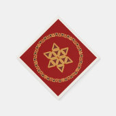 Hamentashen Star von David Paper Napkins Serviette (Ecke)