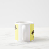 Hamerkop Vogel Cartoon Illustration Espressotasse (Rückseite)