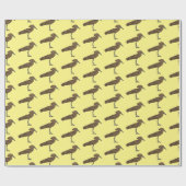 Hamerkop Vogel Cartoon Illustration Geschenkpapier (Flach)