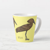 Hamerkop Vogel Cartoon Illustration Milchtasse (Rechte Ecke)