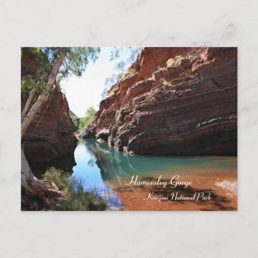 Hamersley Gorge, Karijini Nationalpark - Postcard Postkarte (Vorderseite)