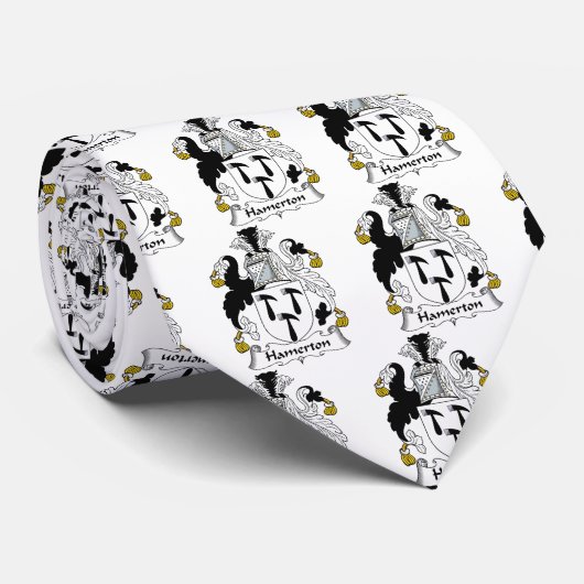 Hamerton Familienwappen Krawatte (Gerollt)