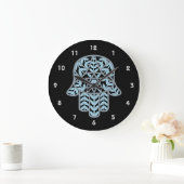 Hamesh Hamsa Wall Clock Große Wanduhr (Zuhause)