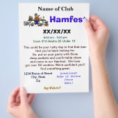 Hamfest Flyer 2-seitig mit Ham Vendor Customize It (Hand)