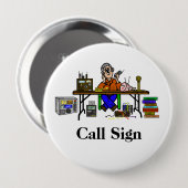 Hamfest Verkäufer-Amateurfunk-Knopf fertigen es Button (Vorne & Hinten)