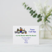 Hamfest Verkäufer-kundengerechte Visitenkarten Visitenkarte (Stehend Vorderseite)