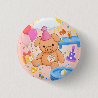 Hamhocks Pink Splashtastic! Geschichtenbuch Button
