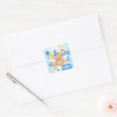 Hamhocks Splashtastic! Geschichtenbuch Quadratischer Aufkleber (Umschlag)