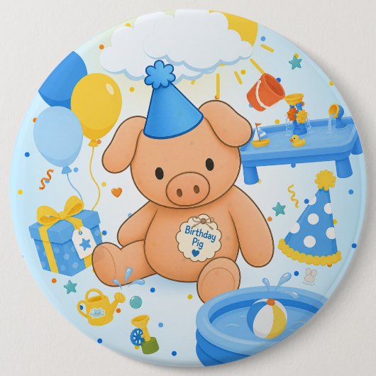 Hamhocks Splashtastisch! Bilderbuch Button (Vorderseite)