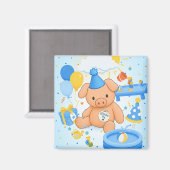 Hamhocks Splashtastisches Geschichtenbuch Magnet (Vorderseite/Rückseite)