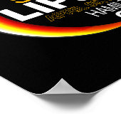 Hamilton 2024 Solar Eclipse 2024 040824 Eclipse Poster (Ecke)