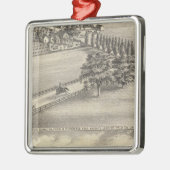 Hamilton-Bauernhof, Beamer Gbd Silbernes Ornament (Links)