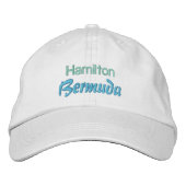 HAMILTON, BERMUDA BESTICKTE BASEBALLKAPPE (Vorderseite)