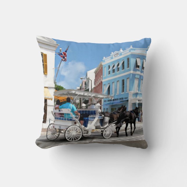Hamilton Bermuda Carriage Ride Kissen (Vorderseite)