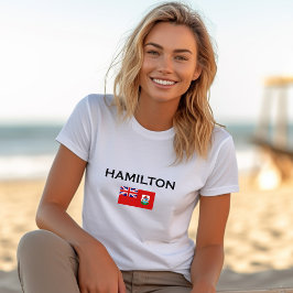 Hamilton Bermuda Länderflagge T-Shirt