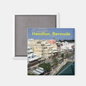 Hamilton-Bermuda-Magnet Magnet (Vorderseite/Rückseite)