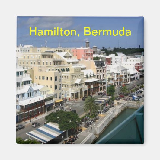 Hamilton-Bermuda-Magnet Magnet (Vorne)