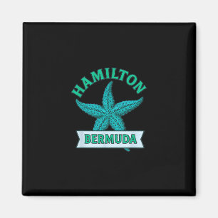 Hamilton Bermuda Stern Fisch Reise Urlaub Souvenir Magnet