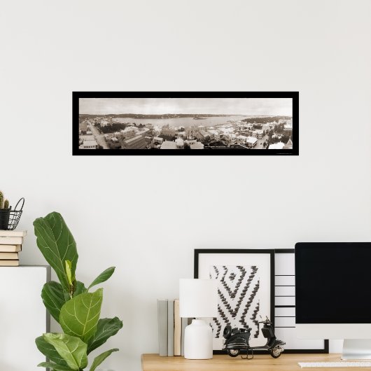 Hamilton Bermuda Tower Foto 1911 Poster (Heimbüro)