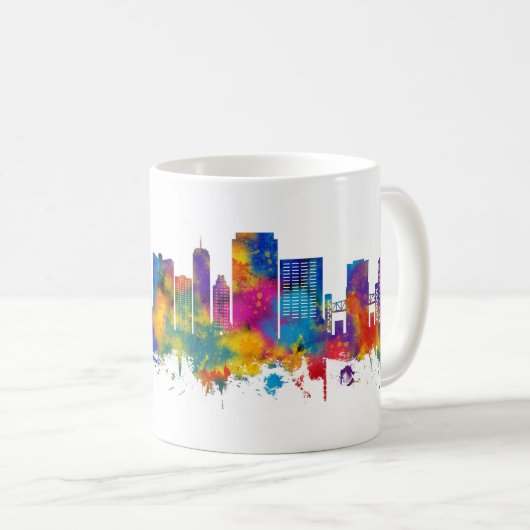 Hamilton Canada Skyline Kaffeetasse (VorderseiteRechts)