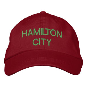 Hamilton City Cap Bestickte Baseballkappe