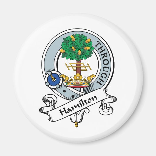 Hamilton Clan Abzeichen Magnet (Vorne)
