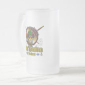 Hamilton Clan Abzeichen Mattglas Bierglas (Vorderseite Links)