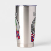 Hamilton Clan Badge & Tartan Thermobecher (Links)