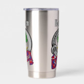 Hamilton Clan Badge & Tartan Thermobecher (Rechts)