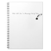 Hamilton, das aus Zeit-Zeitschrift heraus läuft Notizblock (Vorderseite)