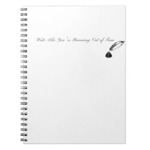 Hamilton, das aus Zeit-Zeitschrift heraus läuft Notizblock