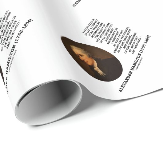 Hamilton erwarten nie perfekte geschenkpapier (Rolleneckpunkt)