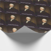 Hamilton fällt für jedes Zitat Geschenk Geschenkpapier (Ecke)