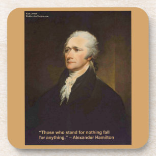 Hamilton fällt für jedes Zitat Geschenk Getränkeuntersetzer