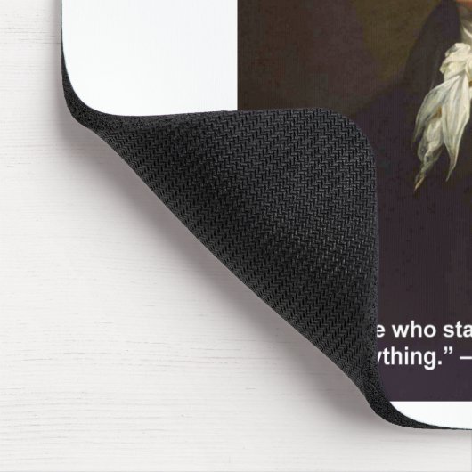 Hamilton fällt für jedes Zitat Geschenk Mousepad (Ecke)