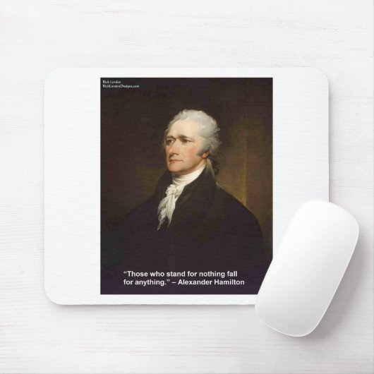 Hamilton fällt für jedes Zitat Geschenk Mousepad (Mit Mouse)