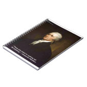 Hamilton fällt für jedes Zitat Geschenk Notizblock (Linke Seite)