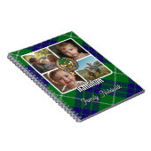 Hamilton Familienfoto-Collage Notizblock (Rechte Seite)